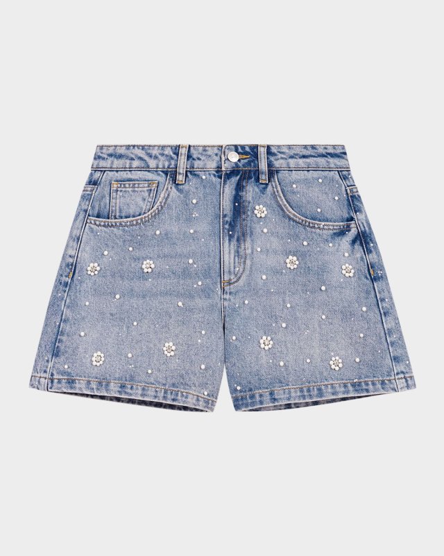 Icarla Embellished Denim Shorts